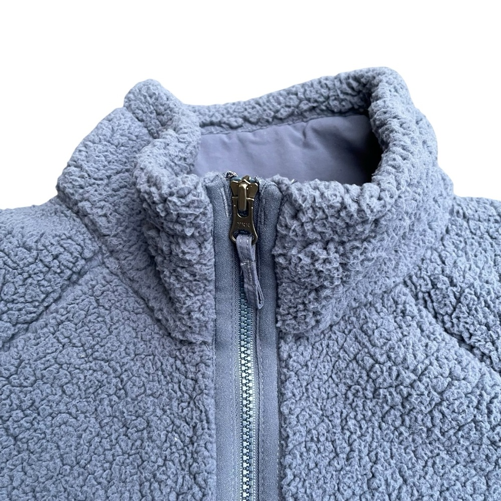 Columbia Smoke Blue Rugged Ridge Sherpa Fleece Jacket (M) - Picture 7 of 14